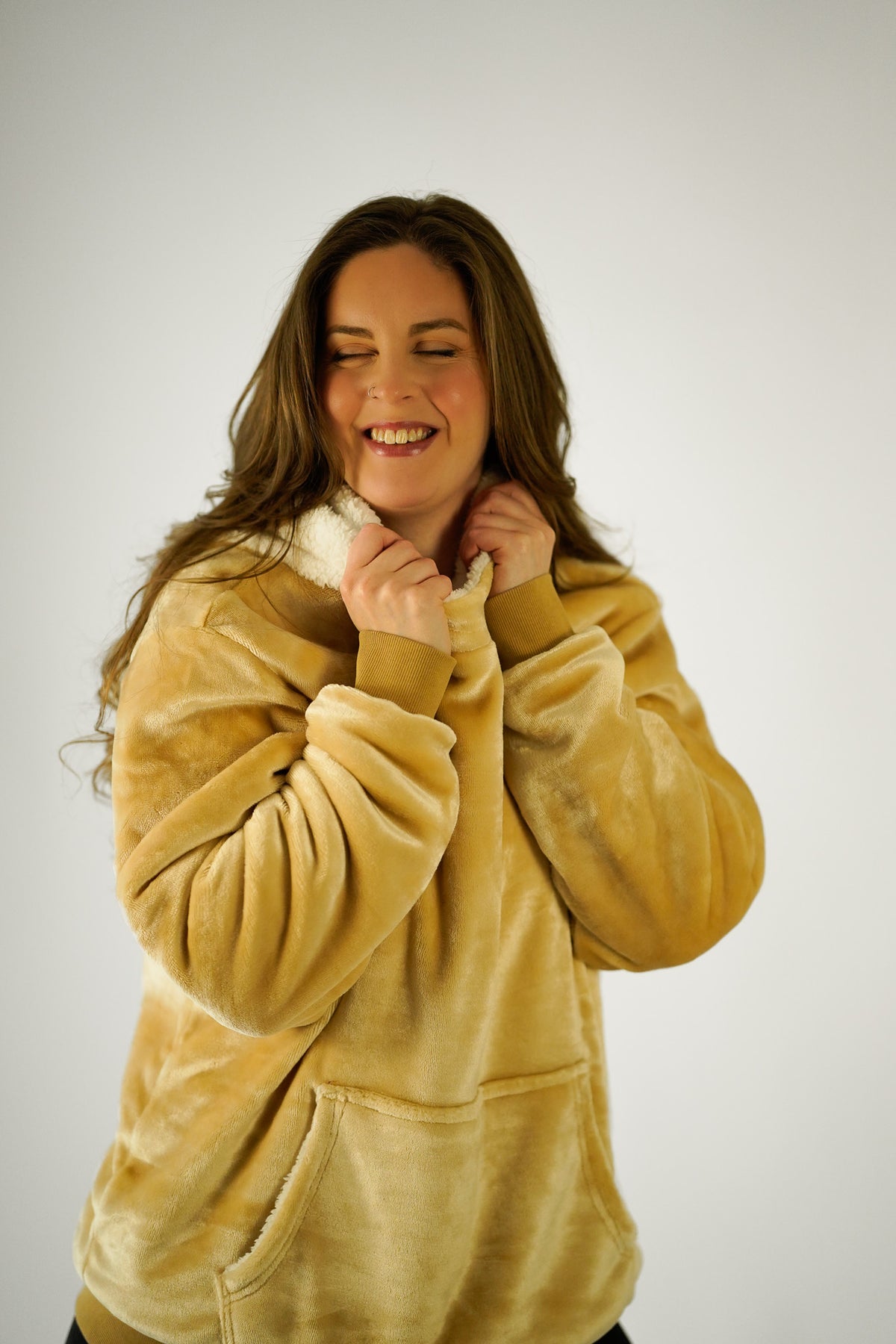 Beige KO●Z Hoodie