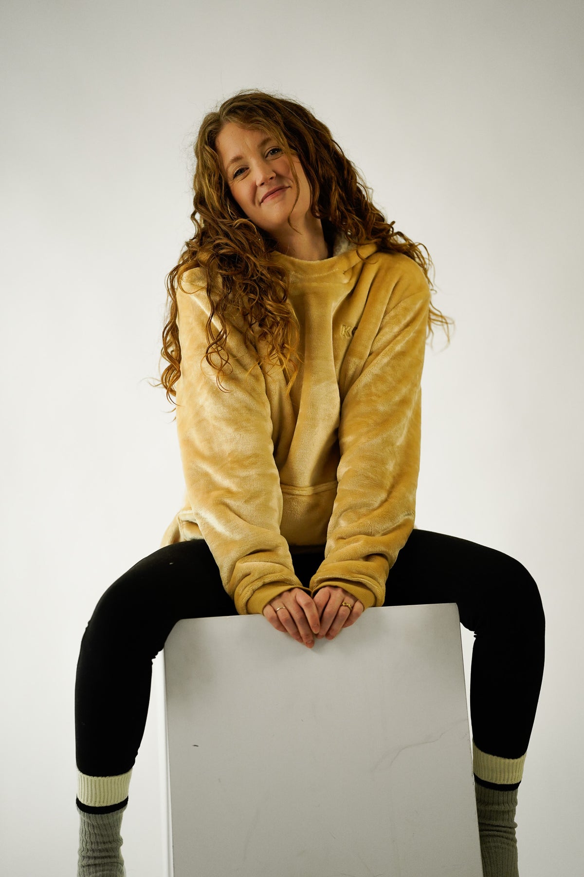 Beige KO●Z Hoodie
