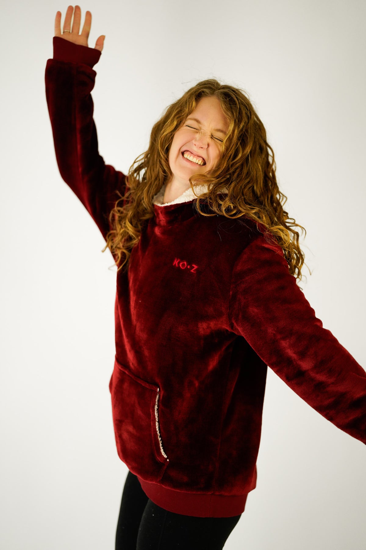 Red KO●Z Hoodie